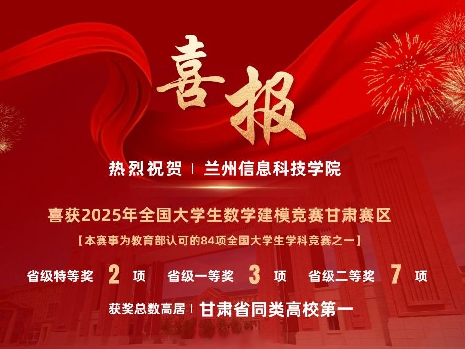 beat365正版唯一官网学子在2025全国大学生数学建模竞赛（甘肃赛区）再创佳绩